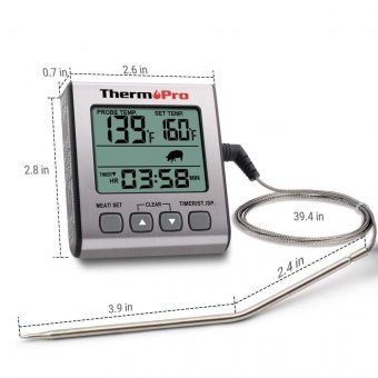Цифровой кухонный термометр для духовки Thermopro TP-16S