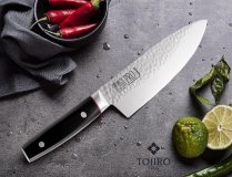 Универсальный кухонный нож сантоку Kanetsugu рукоять микарта 9003