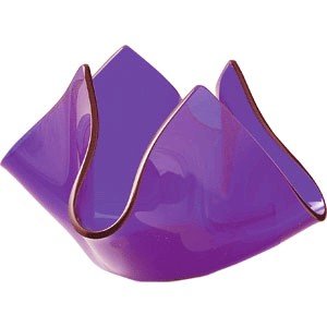 Подсвечник "Флауа" 15х15 см фиолетово-бежевый, BDK-GLASS 3200492