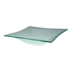 Салатник глубокий "Кьюбо" 23х23 см прозрачный, BDK-GLASS 3031112