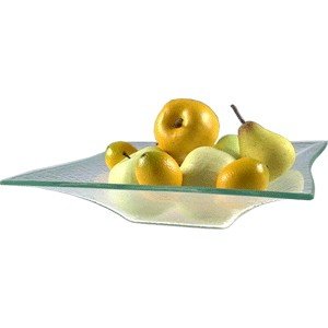 Салатник глубокий "Кьюбо" 29х29 см прозрачный, BDK-GLASS 3031229