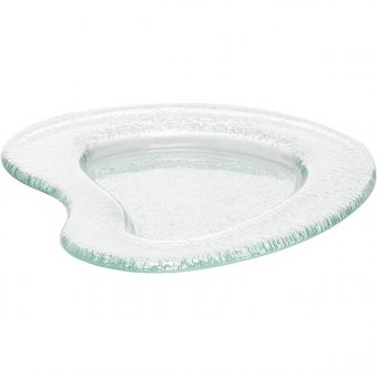 Тарелка "Амеба" 16х15 см прозрачная, BDK-GLASS 3010909