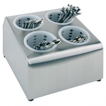 Подставка+4 емкости для столовых приборов APS, 4150130