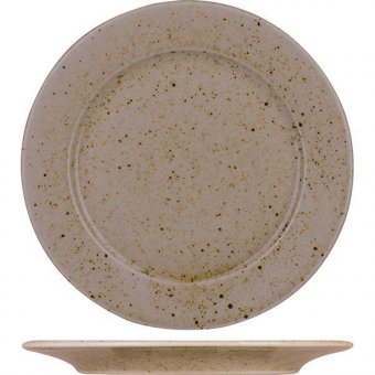 Тарелка мелкая «Лайфстиль» D=28см песочная Lilien Austria, 3012114
