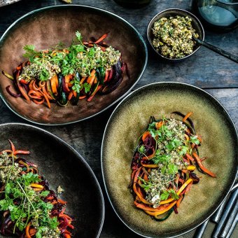 Салатник «Пьюр» D=17.5см черный Serax, 3031641