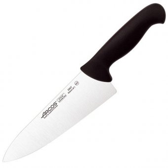 Нож поварской «2900» лезвие L=20 см черный ARCOS, 290725