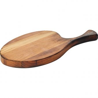 Доска для подачи фигурная с ручкой (15 см) дуб 40х20 см PPwood, 4090744