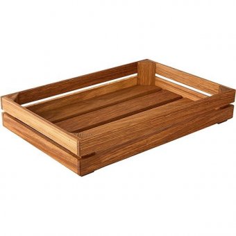 Ящик для подачи дуб 29х20 см PPwood, 4090937