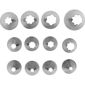 Набор кондитерских насадок «Звезда» (12шт) MATFER, 4142832