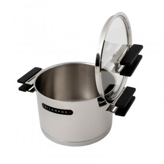 Кастрюля с крышкой 1 л РЭЙНБОУ , SILAMPOS 63D122DD1014