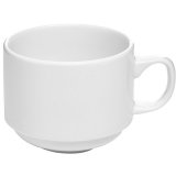 Чашка чайная 210 мл WHITE, STEELITE 3140518