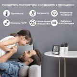 Цифровой термогигрометр ThermoPro TP49, черный