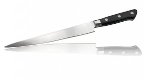 Кухонный нож для тонкой нарезки Fuji Cutlery Narihira рукоять ABS пластик FC-91