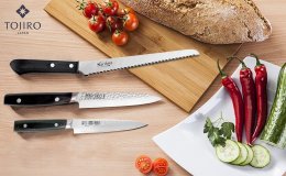 Кухонный нож для нарезки хлеба Fuji Cutlery Narihira рукоять термопластик FC-351