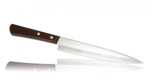 Кухонный нож для тонкой нарезки Kanetsugu рукоять дерево 2006