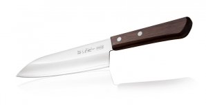 Универсальный кухонный нож сантоку Kanetsugu рукоять дерево 2003