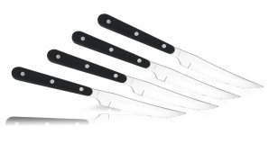 Набор из 4-х кухонных ножей для стейков Kanetsugu рукоять термопластик 1202-4
