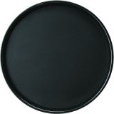 Поднос круглый прорезиненный d=35.6 см черный TouchLife, 212967