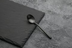 Ложка столовая «Саппоро бэйсик» черный матовый KunstWerk, 6 шт