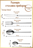 Нож столовый «Саппоро бэйсик» серебро KunstWerk L=22 см, 6 шт
